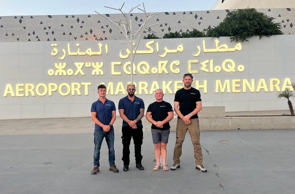 Morocco Earthquake – UKCR Responders arrive at Marrakech Airport