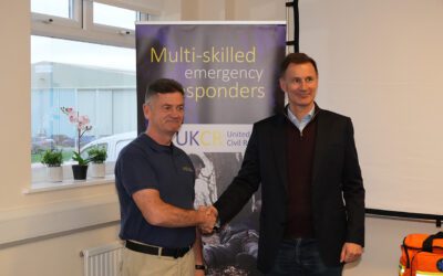 Jeremy Hunt MP visits new UK charity set to bolster humanitarian resilience.